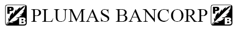 (PLUMAS BANCORP LOGO)